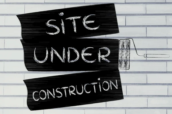 Concept de site en construction — Photo