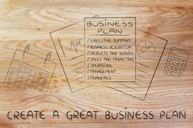 kavramı bir büyük iş planı oluşturma