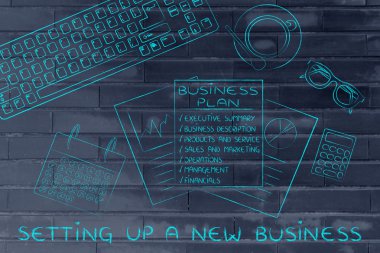 yeni bir iş kurma kavramı