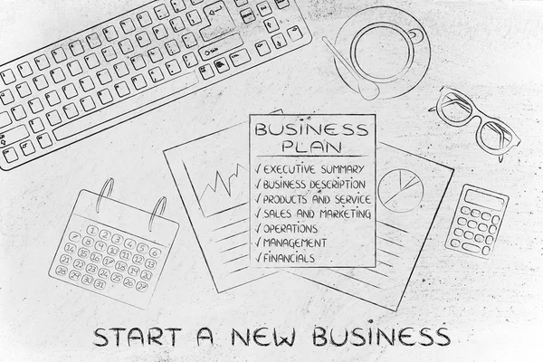 Concept of Start a new business — Stock Photo, Image