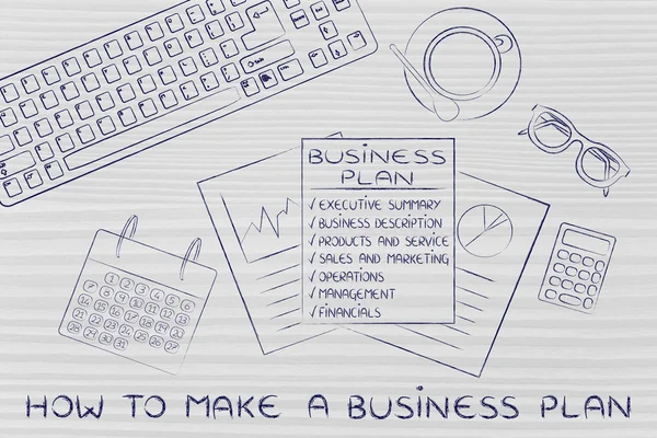 concept of how to make a business plan