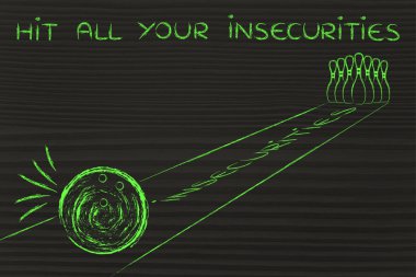 tüm güvensizliği kavramı vurmak