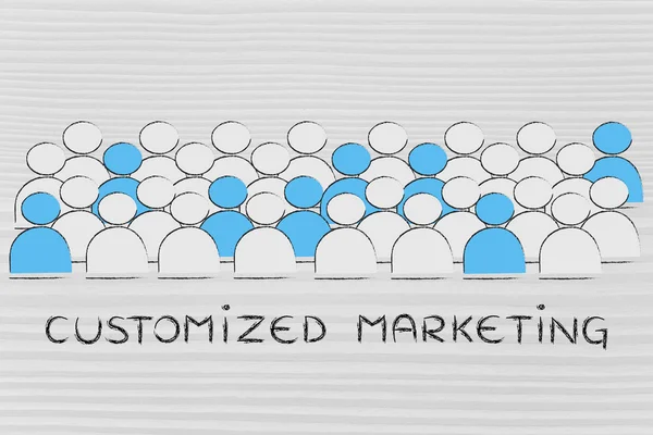 Concepto de marketing personalizado — Foto de Stock