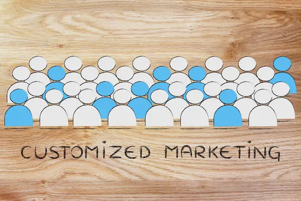 Concepto de marketing personalizado —  Fotos de Stock