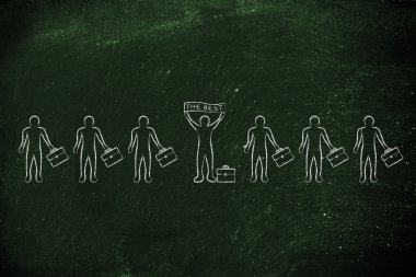 aday tutan kalabalığın içinde en iyi banner