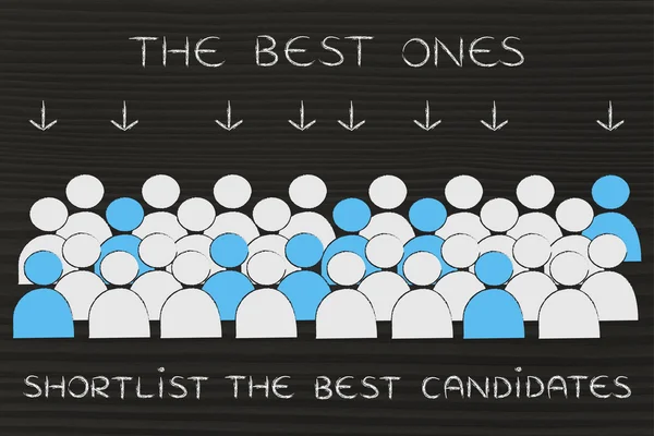 Concepto de Los mejores candidatos —  Fotos de Stock