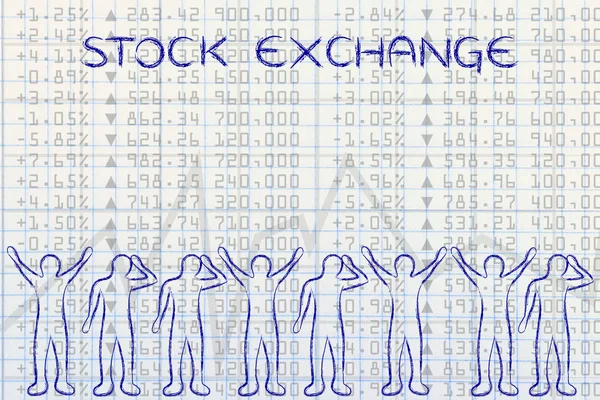 Concepto de bolsa de valores — Foto de Stock