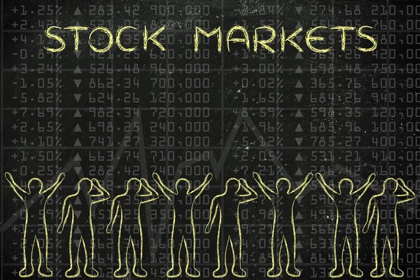 Concept of stock markets — Stock Photo, Image