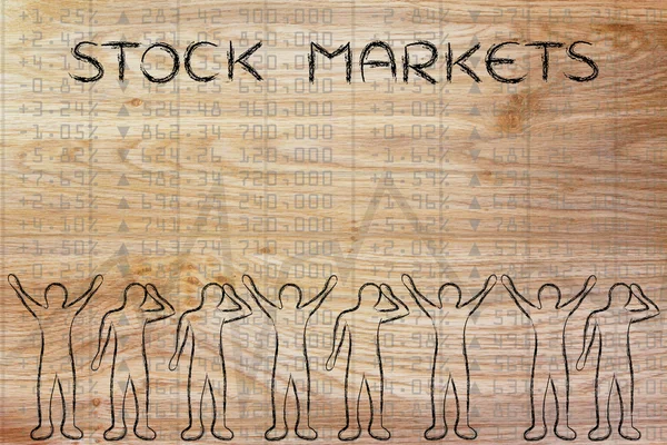 Concept of stock markets — Stock Photo, Image