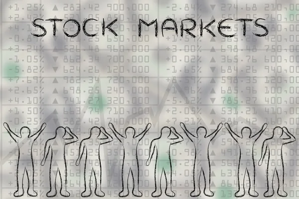 Concept of stock markets — Stock Photo, Image