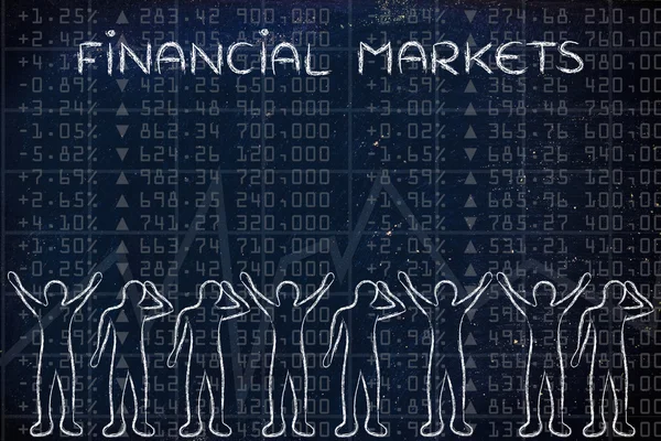 Konzept der Finanzmärkte — Stockfoto