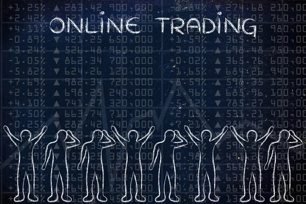 Online kereskedelem fogalmának — Stock Fotó