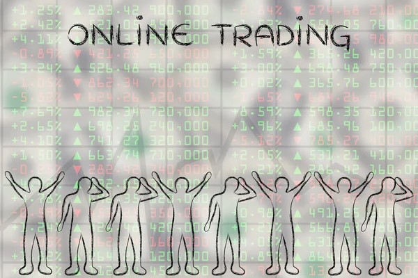 Concetto di trading online — Foto Stock