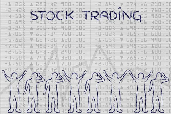 Concepto de comercio de acciones —  Fotos de Stock