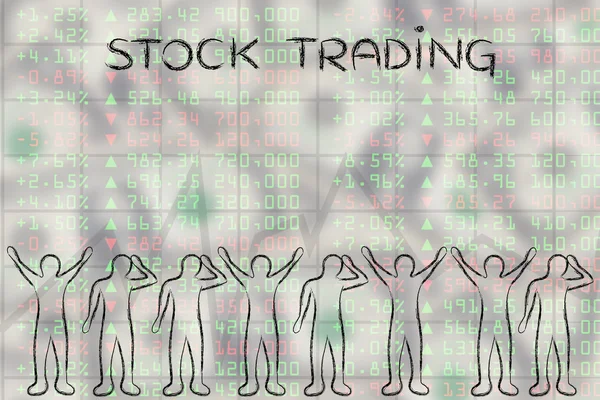 Concepto de comercio de acciones —  Fotos de Stock