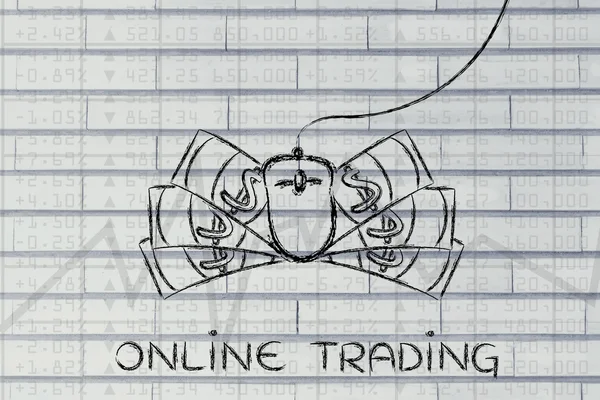 Concetto di trading online — Foto Stock