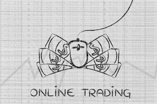 Concetto di trading online — Foto Stock