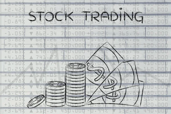 Concept of stock trading — Stock Photo, Image