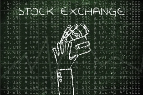 Concept of stock exchange — Stock Photo, Image