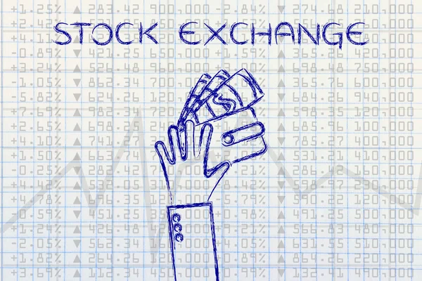 Concept of stock exchange — Stock Photo, Image