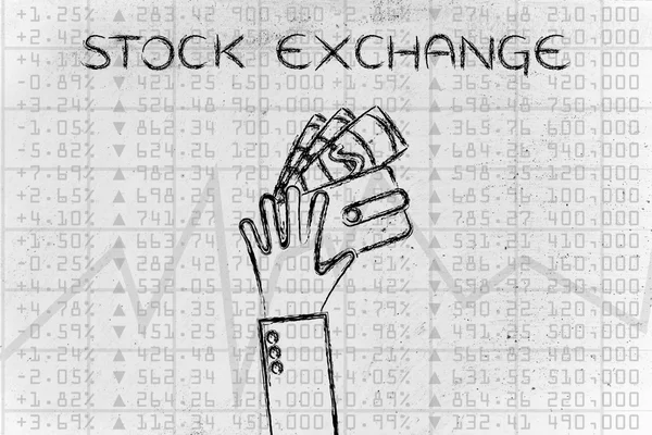 Conceito de bolsa de valores — Fotografia de Stock