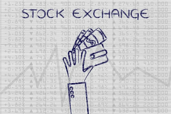 Concepto de bolsa de valores — Foto de Stock