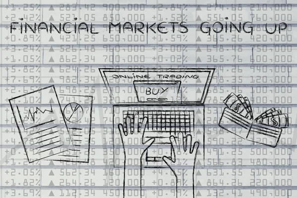 Rynki finansowe będzie się ilustracja — Zdjęcie stockowe