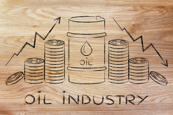 Concepto de industria petrolera —  Fotos de Stock