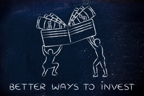 Έννοια της καλύτερους τρόπους να επενδύσετε — Φωτογραφία Αρχείου