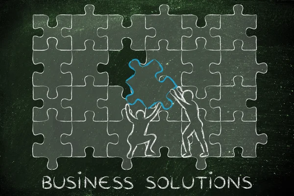 Концепция бизнес-решений — стоковое фото