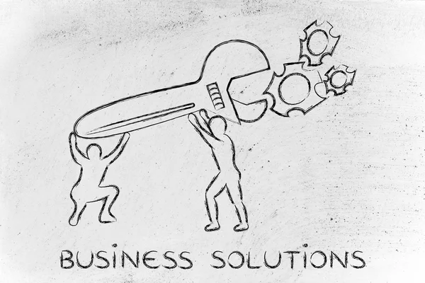 Concept van business solutions — Stockfoto