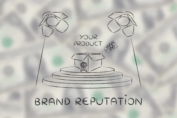 Concept of Brand reputation — Stock Photo, Image