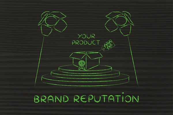 Concept of Brand reputation — Stock Photo, Image