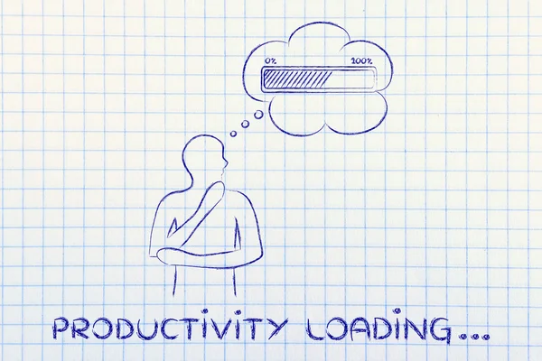 Concept of Productivity loading — Stock Photo, Image