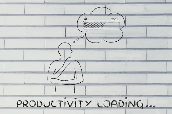 Concepto de carga de productividad —  Fotos de Stock