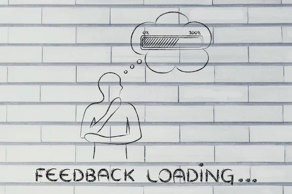 Concept of Feedback loading — Stock Photo, Image