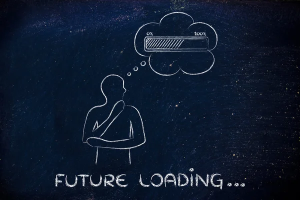 Concept of Future loading — Stock Photo, Image