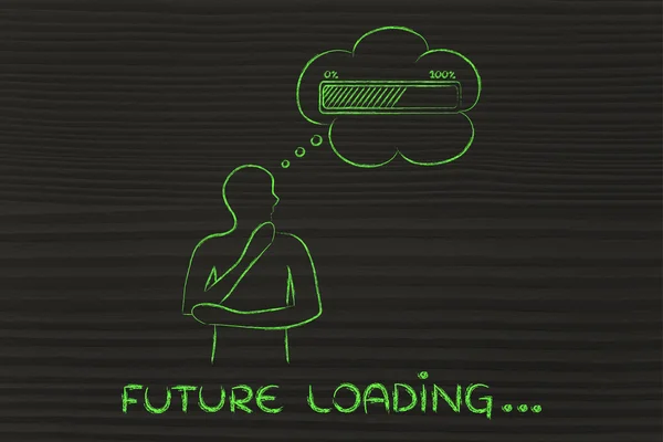 Concept of Future loading — Stock Photo, Image