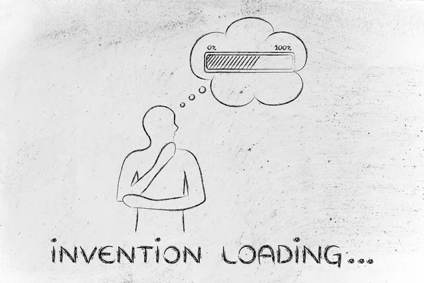 Concept of Invention loading — Stock Photo, Image