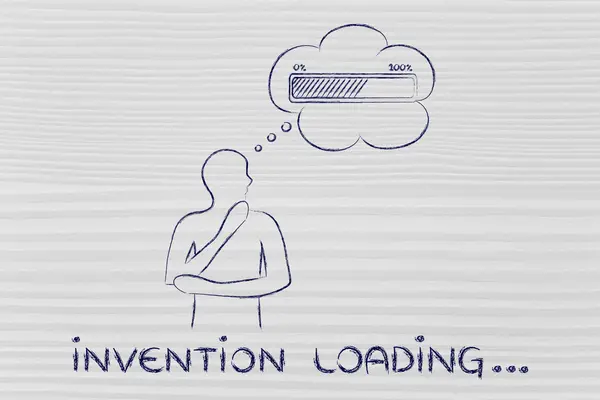 Concept of Invention loading — Stock Photo, Image