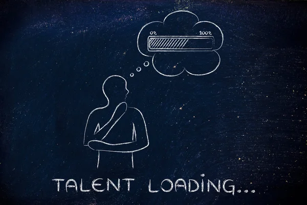 Concept of Talent loading — Stock Photo, Image