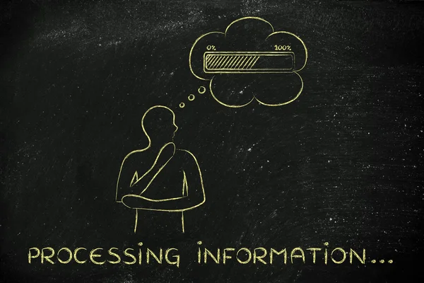 Concept of Processing Information — Stock Photo, Image