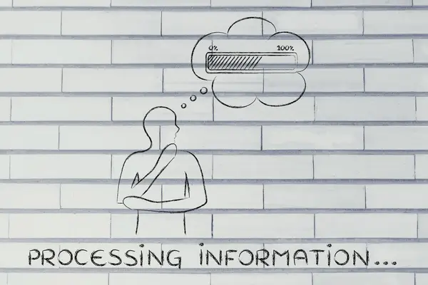 Concept of Processing Information — Stock Photo, Image