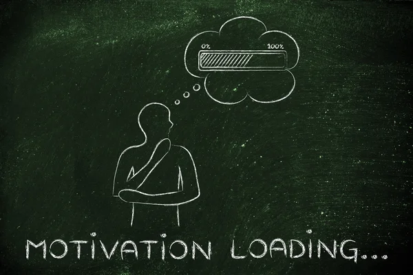 Concept of Motivation loading — Stock Photo, Image