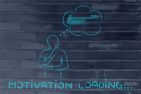 Concept of Motivation loading — Stock Photo, Image