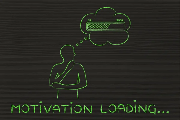 Concept of Motivation loading — Stock Photo, Image