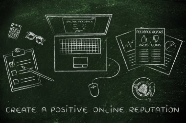 kavramını oluşturmak olumlu bir online itibar