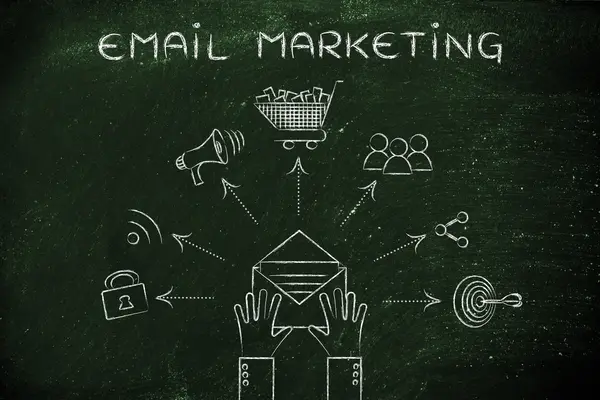 Concepto de email marketing —  Fotos de Stock