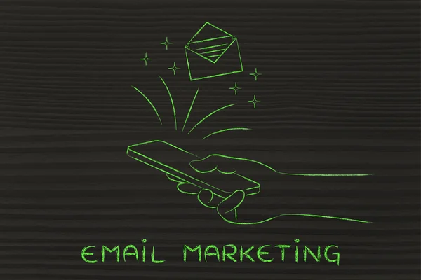 Concepto de email marketing —  Fotos de Stock