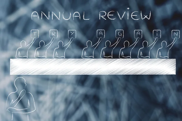 Concept of Annual Review — Stock Photo, Image